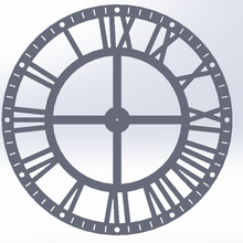 roman clock 2 old 3d print model - Mito3D