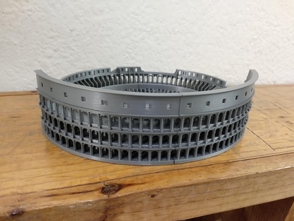 romano Colosseo 1 500 scala architettura modello 3d print model - Mito3D