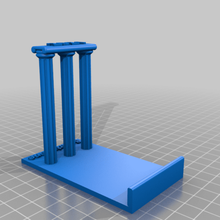 roman column smartphone holder iphone stand phone support telephone mobile_phone 3d print model - Mito3D