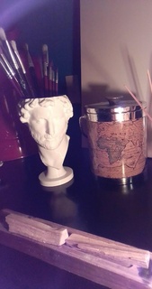 romano imperatore Adriano organizzatore matita arte vaso fiori 3d print model - Mito3D