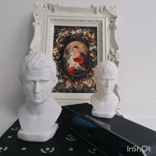romano griego estilo masculino busto 3d escanear Arte escultura tono decoración hogar casa oficina modelo revopoint 3d print model - Mito3D