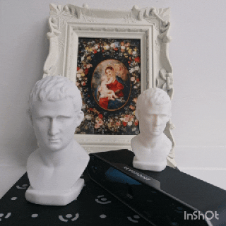 romano griego estilo masculino busto 3d escanear Arte busto romano griego escanear escultura tono decoración hogar casa oficina decoración modelo revopoint 3d print model - Mito3D