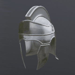romano capacete vestível 3d print model - Mito3D