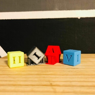 roman numeral dice Game dice number roman romans  3d print model - Mito3D