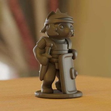 soldato romano cat gioco animali 3d print model - Mito3D