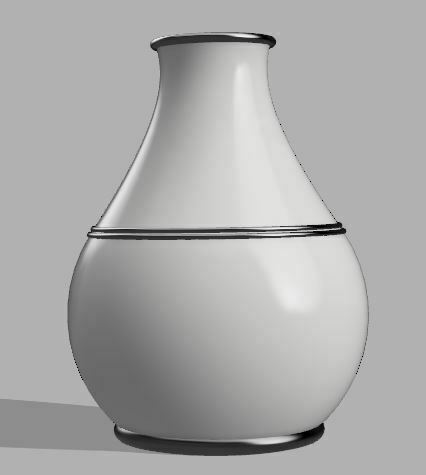 roman style vase 3D print model - Mito3D