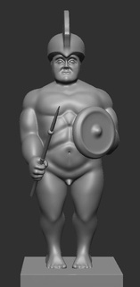 romano Guerreiro fernando Botero arte 3d print model - Mito3D