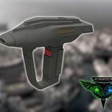 Romulan disruptor gadget brinquedo caminhada 3d print model - Mito3D