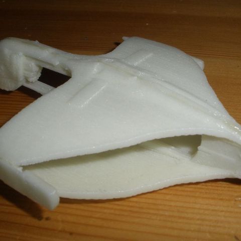 Romulanischen warbird verschiedene 3d Kunst blender mendel Modell pla sketchup Raum Monat Raumschiff star trek supportless Spielzeug 3D print model - Mito3D