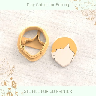 ron weasley harry potter polymer clay cutters cutter tools earring easter egg busket rabbit 3d print model - Mito3D
