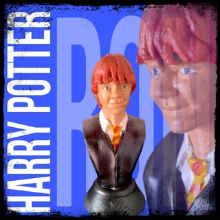 ron Weasley Harry alfarero busto hogwarts ravenclaw J K Rowling Daniel Radcliffe mago timbre mundo cine películas libros libro personaje 3d print model - Mito3D