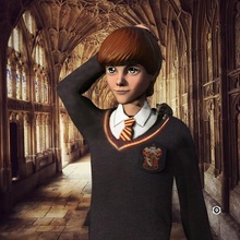 ron Weasley Arte Harry alfarero Ron magia rata hogwarts 3d print model - Mito3D