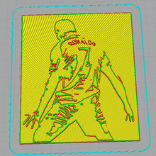 ronaldo arte messi calcio club vero Madrid argentina Spagna barcellona emblema logo portachiavi lionel 3d print model - Mito3D