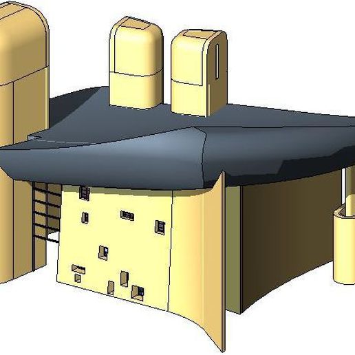 ronchamp corbusier 3D print model - Mito3D