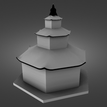 roof 3d print model - Mito3D
