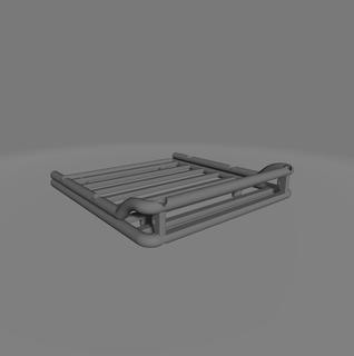 roof cargo rack axial scx24 jeep gladiator Game rc scale rock crawling 3d print model - Mito3D