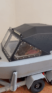 roof incl lightbar holder 1 6 scale jet ripper 3d print model - Mito3D