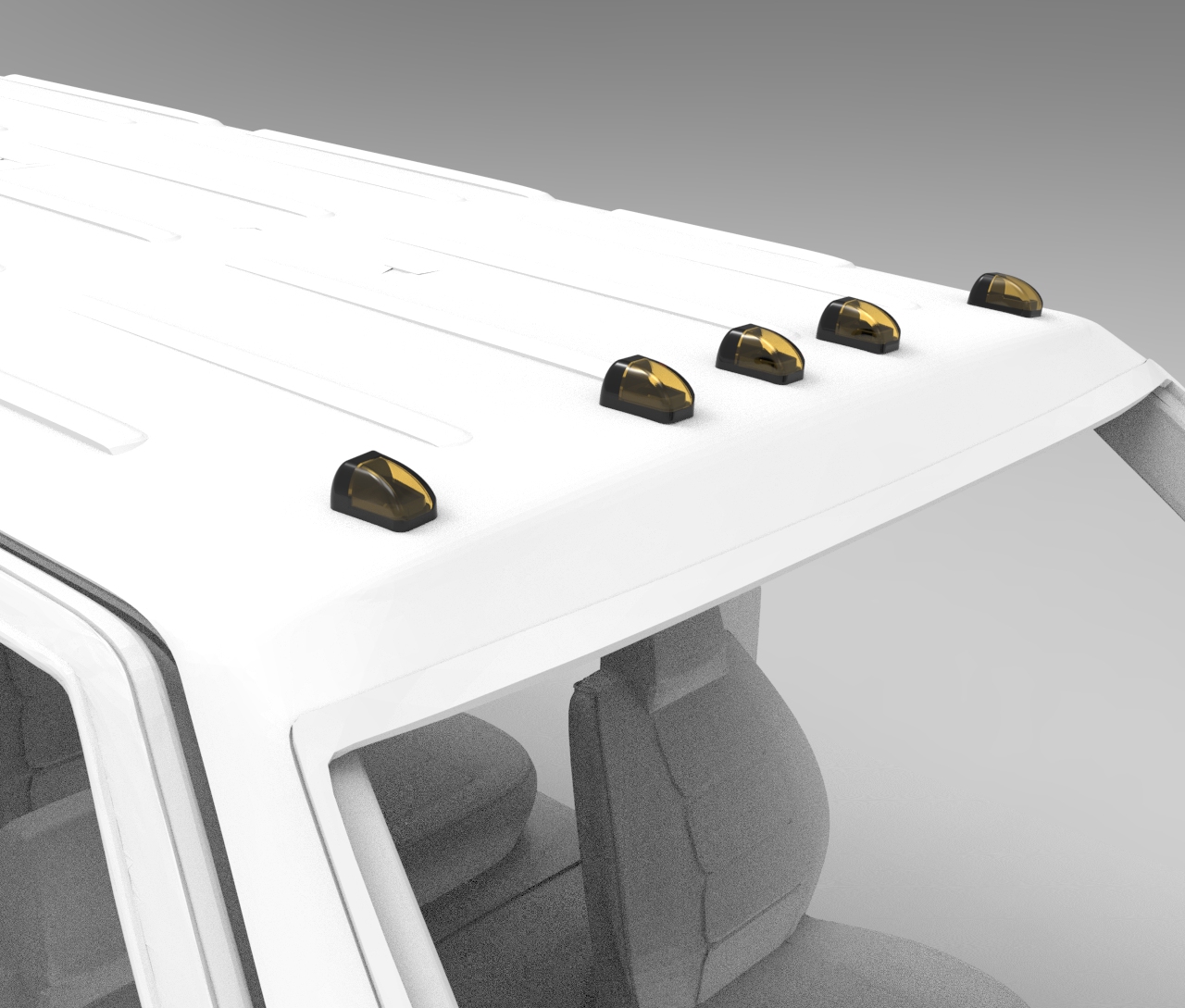 çatı ışıklar stl 3d model Ford Yazdır 3D print model - Mito3D