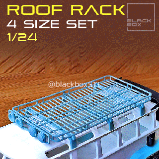 roof rack 4 sizes set 1 24th scale offroad crawler crawling rc wrangler jeep bronco rover land mud terrain overland fj cruiser 3d print model - Mito3D