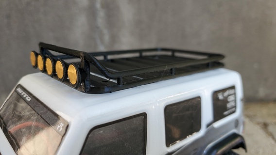 roof rack axial scx24 jeep 3d print model - Mito3D
