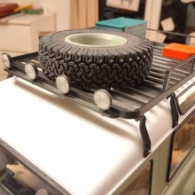 tetto cremagliera rc4wd sbarcare rover difensore d90 difficile corpo gioco crawler freecad rc macchina scala veicoli 3d print model - Mito3D