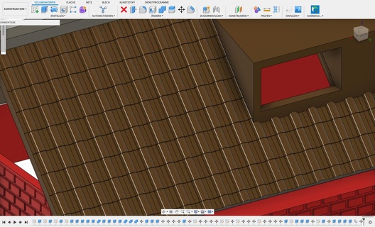 çatı fayans mimari ev tuğla gadget yaşayan oda banyo mutfak model yapımı 3d print model - Mito3D