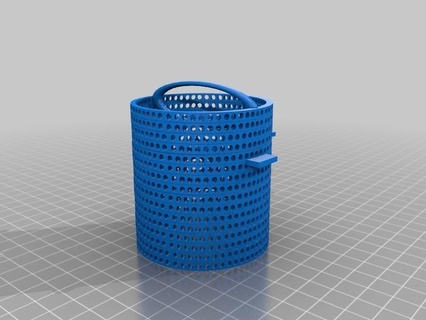 cobertura água filtro 63mm diam 3d impressão 3d print model - Mito3D