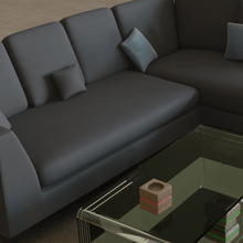 Zimmer Architektur Couch Möbel tv Fernbedienung Steuerung Tabelle Glas Büro pbr Kissen Sessel Kerzen Lampe 3d print model - Mito3D