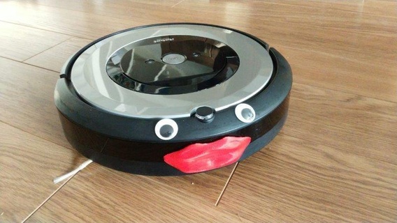 Roomba dudaklar ev halkı 3d print model - Mito3D
