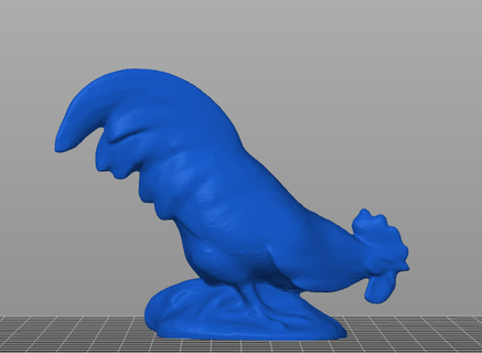 rooster - bavarian ceramic bird bavaria 3d print model - Mito3D