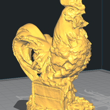 rooster rooster - photogrammetry art animal scan toy enjoy ave bird sculpture rooster