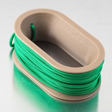 cuerda de cola manejar casa organización la bobina paracord manija 3d print model - Mito3D