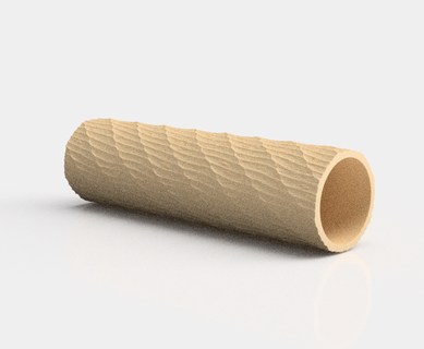 rope texture roller clay 3d print model - Mito3D