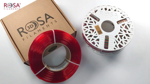 rosa3d Filamente Masterspool wiederverwendbar Nachfüllung Scheiben Filament Spule rosa3dfilaments 3d print model - Mito3D