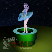 rosalina monroe super mario galaxy pêssego pin up princesa nintendo figura kart hannah marilyn 3d print model - Mito3D