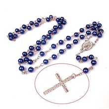 rosary necklace various cross siver christmas gift 3d print model - Mito3D