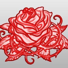 rose art 3d print model - Mito3D