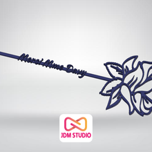 rosa davy grazie tu fiore 3d print model - Mito3D