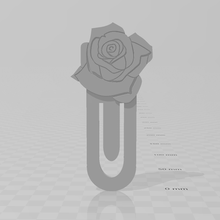 rose bookmark 3d print model - Mito3D