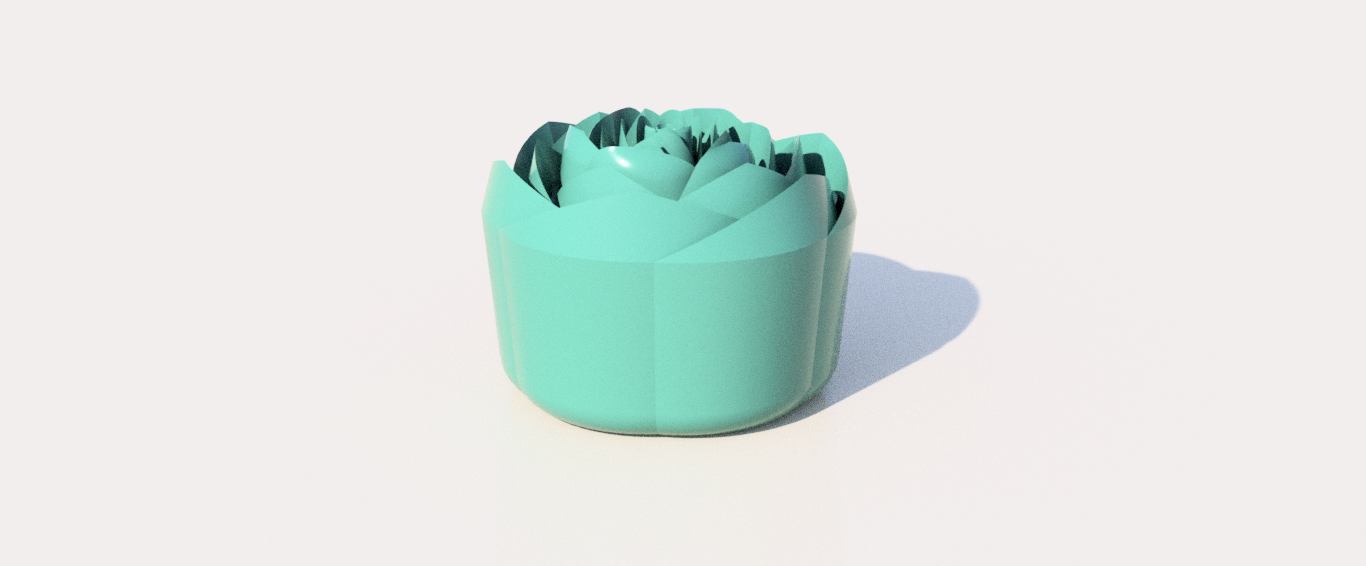 rosa scatola gioielleria regalo 3D print model - Mito3D