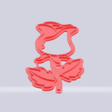 rosa biscotto taglierina fiore scherzare cucina utensili regalo caffè 3d print model - Mito3D