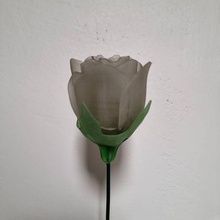 Rose fleur artificiel rose feuillage multicolore 3d print model - Mito3D