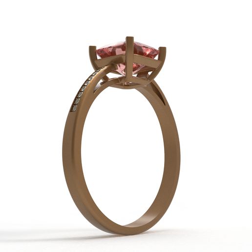 Rosa oro gemas joyería joya anillo rosa piedras lujo Moda Boda diamante juhannproducto 3D print model - Mito3D