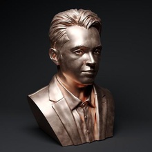 or rose homme sculpture-39 art médecin la statue moderne décor decoratieh 3d print model - Mito3D