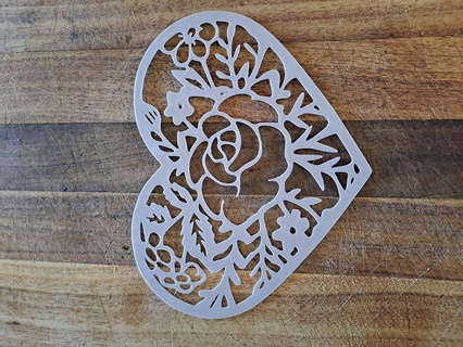 rose lace heart art wall decorations Home project deco 3d print model - Mito3D