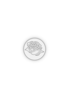 Rose l'amour cœur pendentif 3d print model - Mito3D