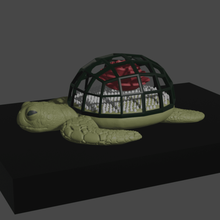 la rosa de protección tortugas marinas varios ornamento ender bender homero casa portador acuático animal marina color tortuga 3d print model - Mito3D