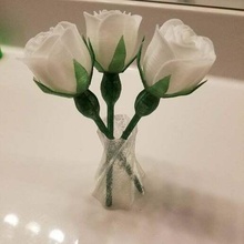 rose sepal flower valentine art 3d print model - Mito3D