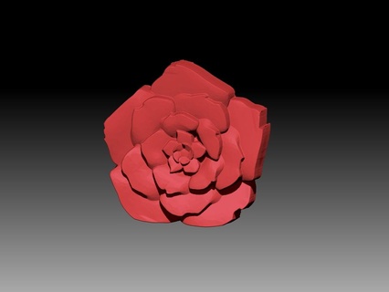 rosa sólido xampu mofo Sabonete bomba bombas banho pressione namorados amar flores 3d print model - Mito3D