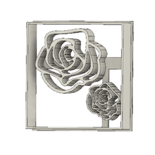 roses cookie cutter home kitchen dining rosas utensils tool cookiecutter 3d print model - Mito3D